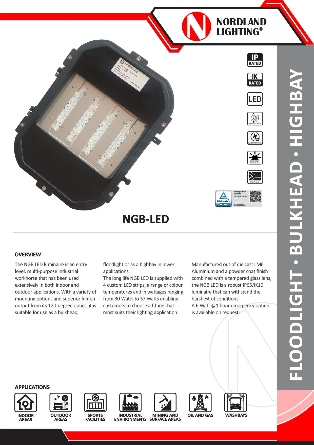 NL12 Nordland NGB-LED Luminaire